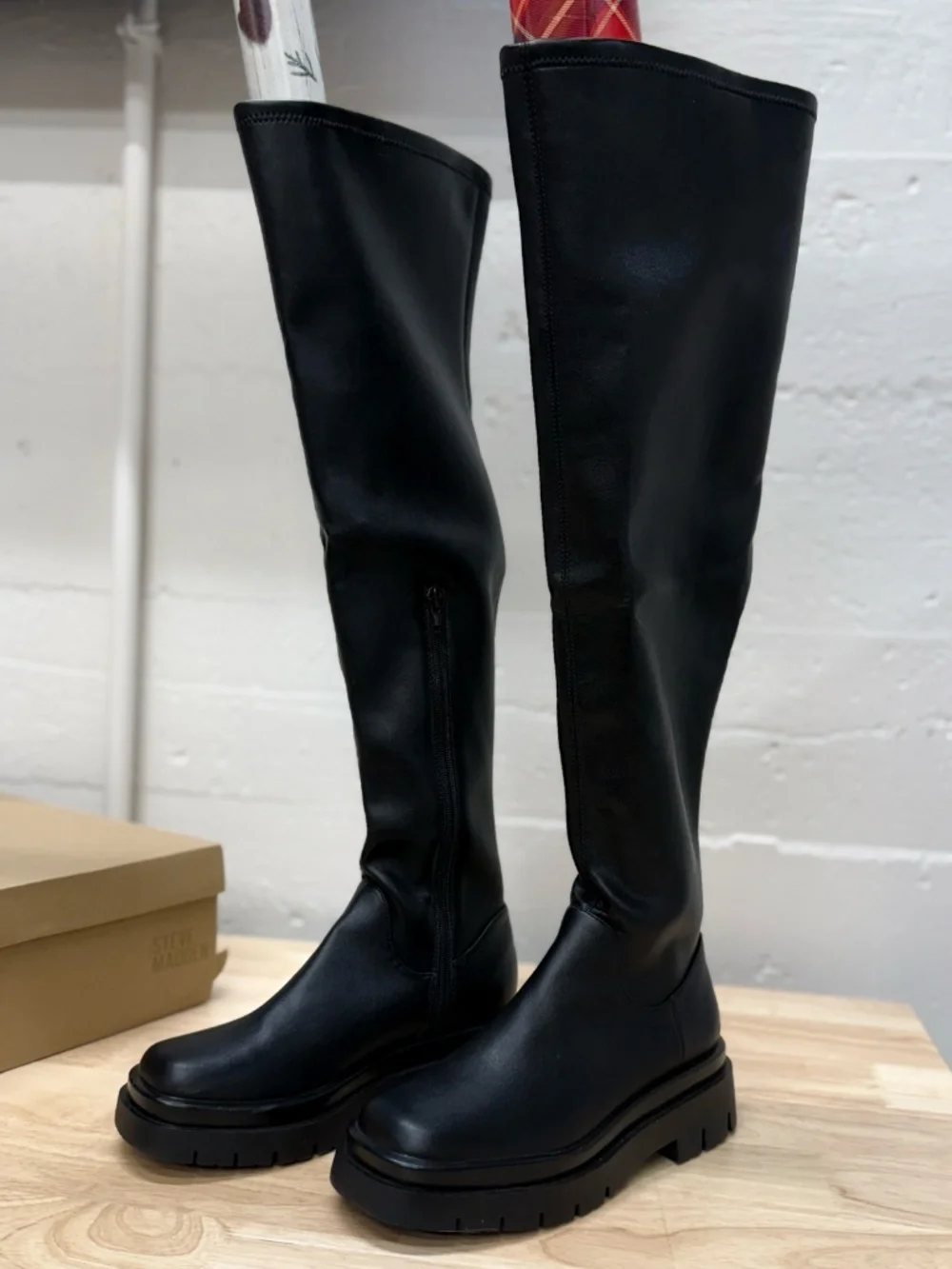 Steve Madden GIBBS Over-the-Knee Boot | Black | Size 7 | New in Box